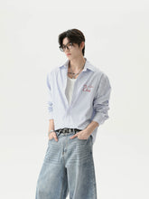 【25s Jun.】Striped Print Collar Shirt