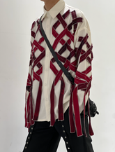 Vintage Fringe Patchwork Shirt