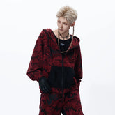 【26s Mar.】Red Camo Double-Waist Wide Jacket / Pants