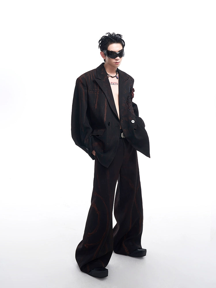 【25s Sep.】Rose Handmade Graffiti High Texture Suit