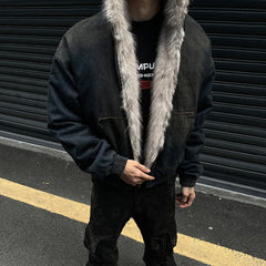 【25s Jul.】High Street Winter Plush Cotton Coat