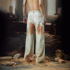 【25s Jul.】Heavy-Duty Chain Print Denim Jeans