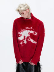 【26s Jan.】Simple and Cozy High-neck Knit Sweater
