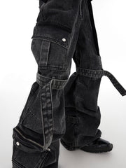 【26s Feb.】Deconstructed Cargo Wide-Leg Denim