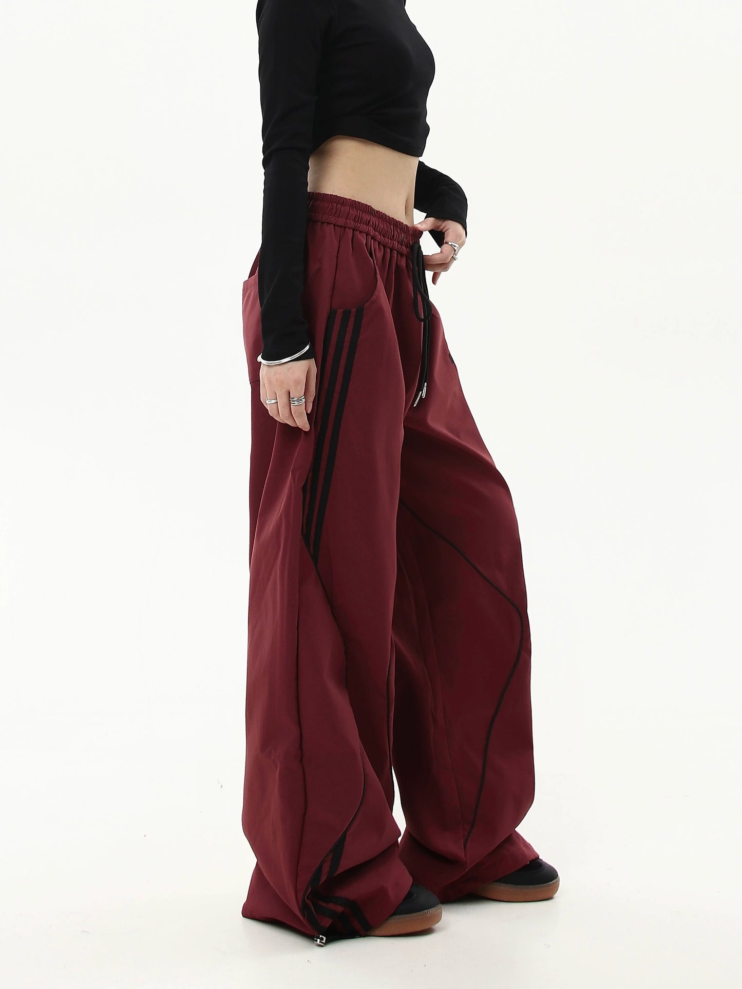 【25s Jul.】Vintage Stripe Deconstructed Sweatpants