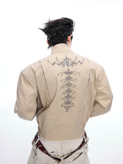 【25s Apr.】Heavy Studded Spine Harrington Jacket