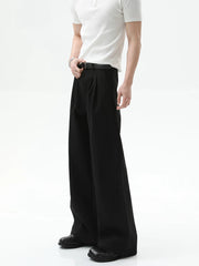 【26s Jan.】Sculpted Panel Straight-Leg Tailored Trousers