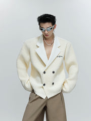 【25s Oct.】Sequined Plaid Textured Cardigan Jacket