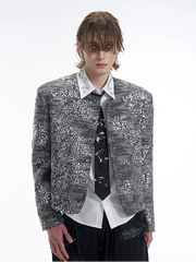 【26s Jan.】Luxury Sequin Tweed Cropped Jacket
