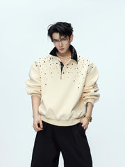 【25s Sep.】"Stars" Pearl Sequin Sweatshirt