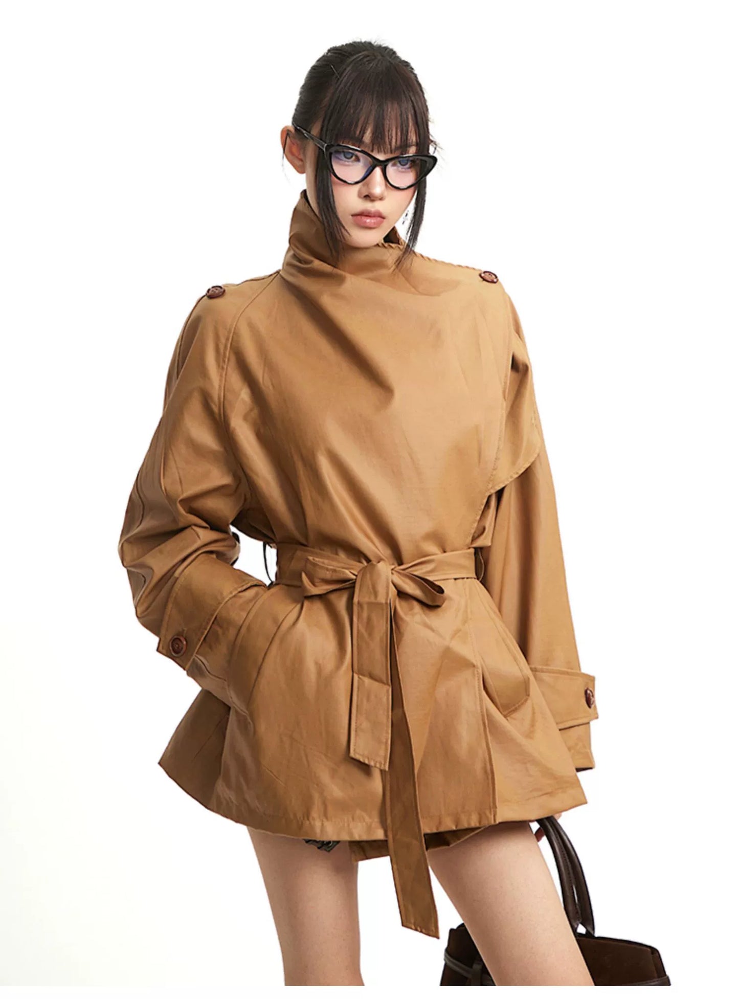 Elegant and Simple Long/short Trench Coat