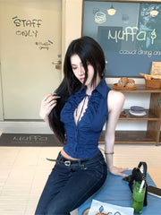 【25s Jul.】Sexy Waist-Fitted Lapel Shirt
