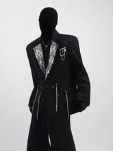 【26s Mar.】Sequin Tweed Chain Blazer