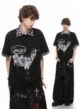 Vintage Leopard Patchwork Polo