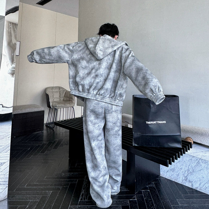 【24s Nov.】Printed Hoodie and Pants Set ArtsKoreanMan