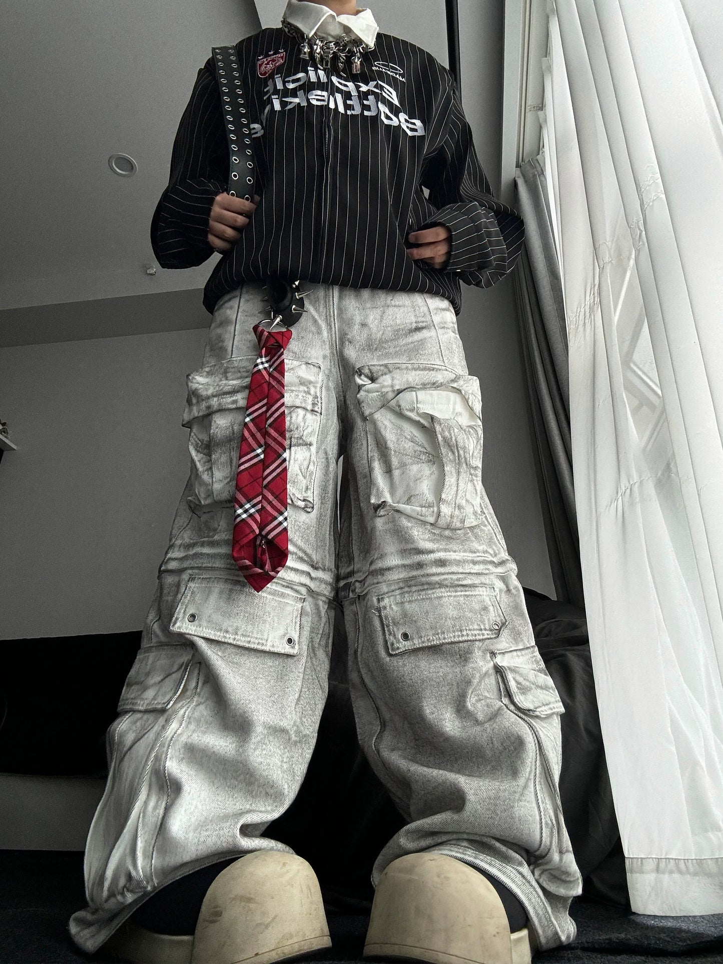 【25s Feb.】Heavy Duty Distressed Detachable Cargo Pants