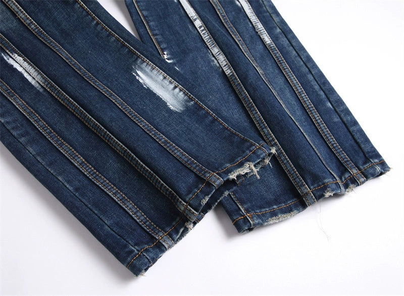 【25s Jul.】Men Straight Flared Jeans