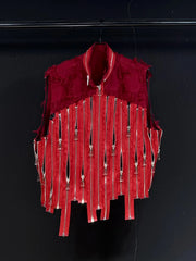 Asymmetric Zip Street Vest