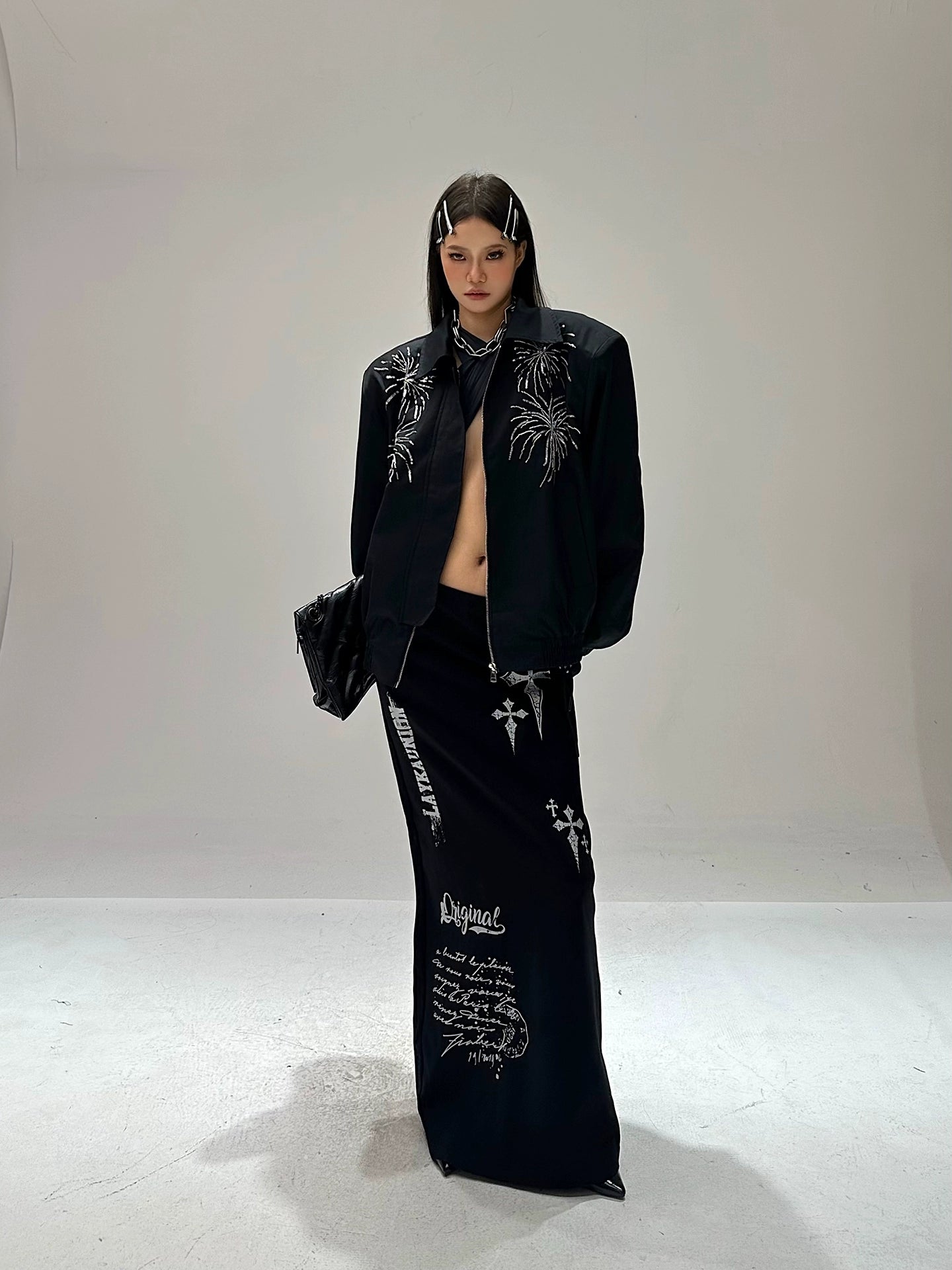 Fireworks Beaded Simple Jacket