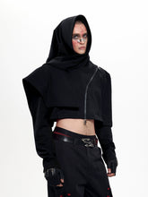 【25s Aug.】Deconstructed Asymmetrical Zip-Up Hoodie