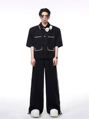 【25s May.】Rhinestone Chanel Style Short Suit