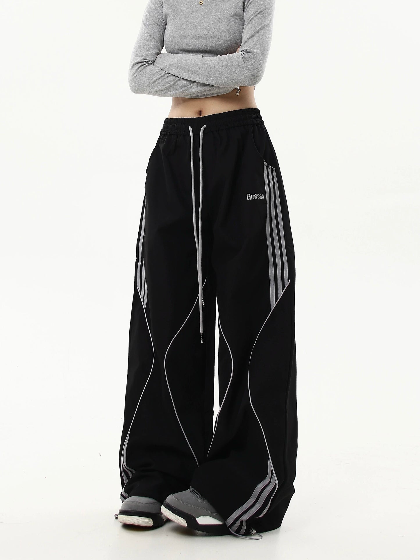 【25s Jul.】Vintage Stripe Deconstructed Sweatpants