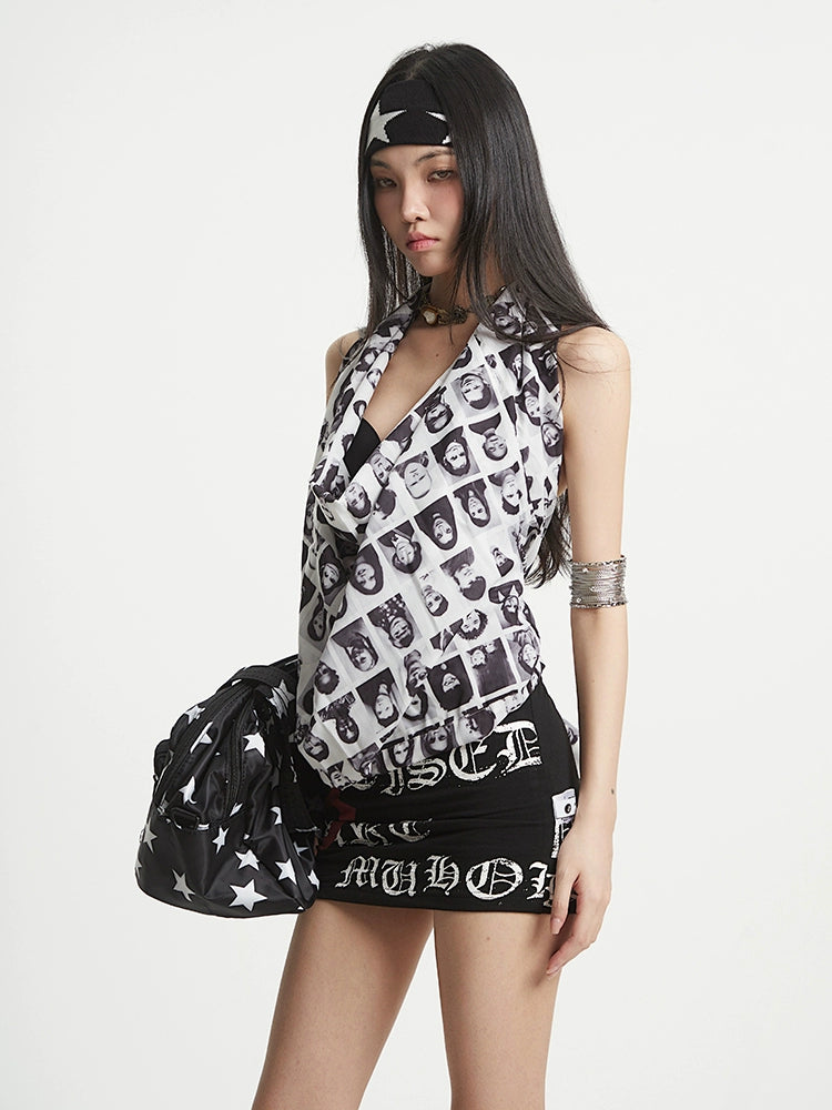 【25s Aug.】Art Print Statement Long Sleeve Shirt