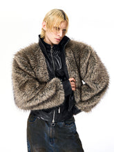 【25s Nov.】Faux Fur and Leather Thickened Cotton Jacket