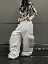 【25s Dec.】Plush Side Panel Loose Jeans
