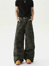 【25s Jun.】Camo Utility Pocket Wide-Leg Jeans