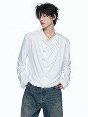 Multi-Form Draped Long Sleeve Base Layer