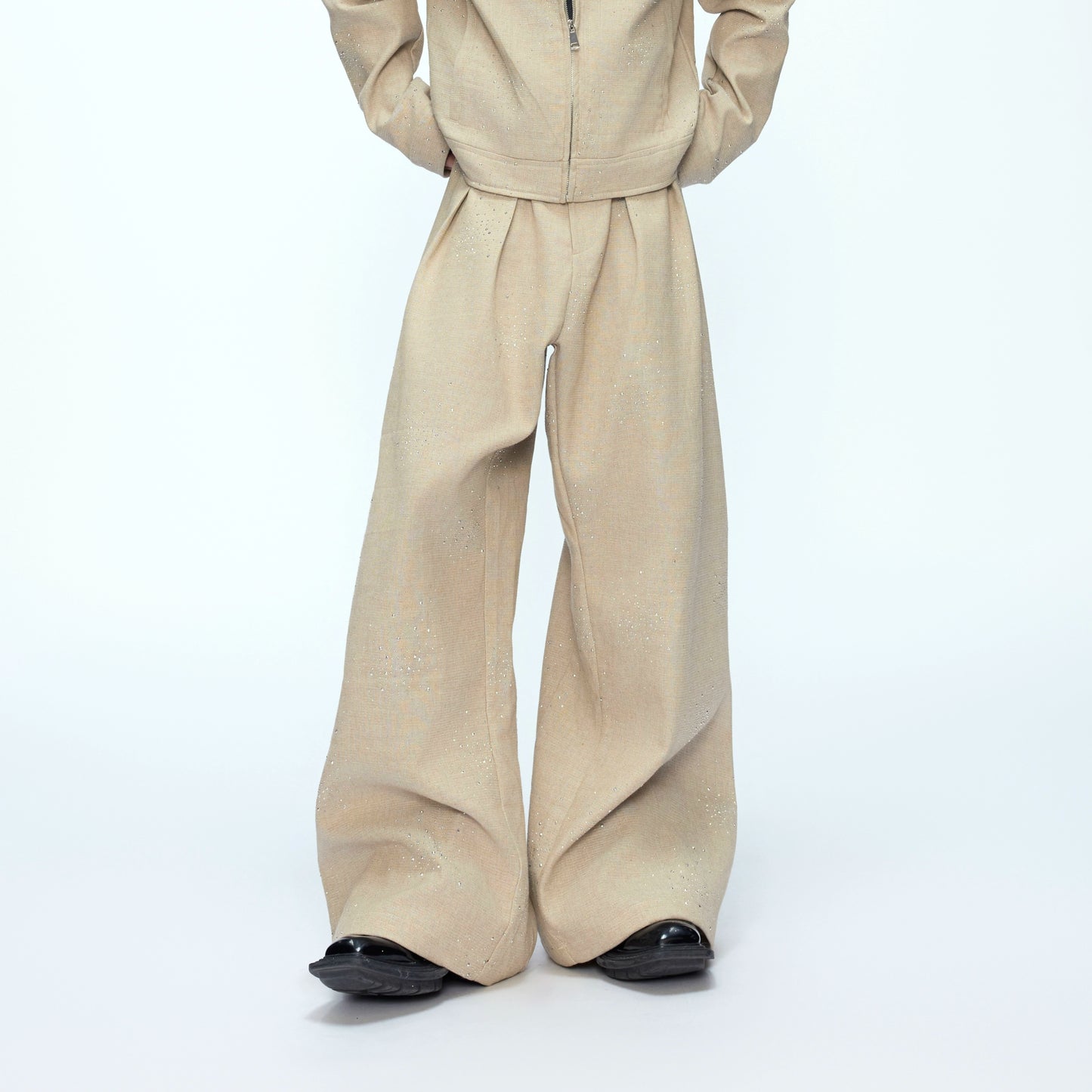 【25s Sep.】"Starlight" Hot-drilled Sequined Jacket/pants