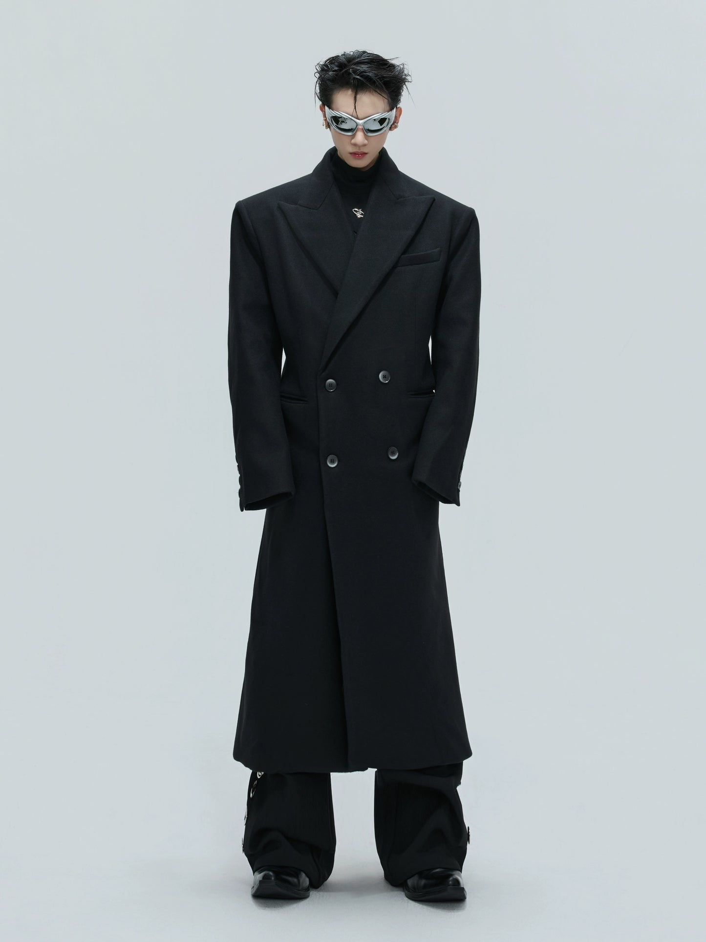 【25s Nov.】Woolen Slim-fit Trench Coat
