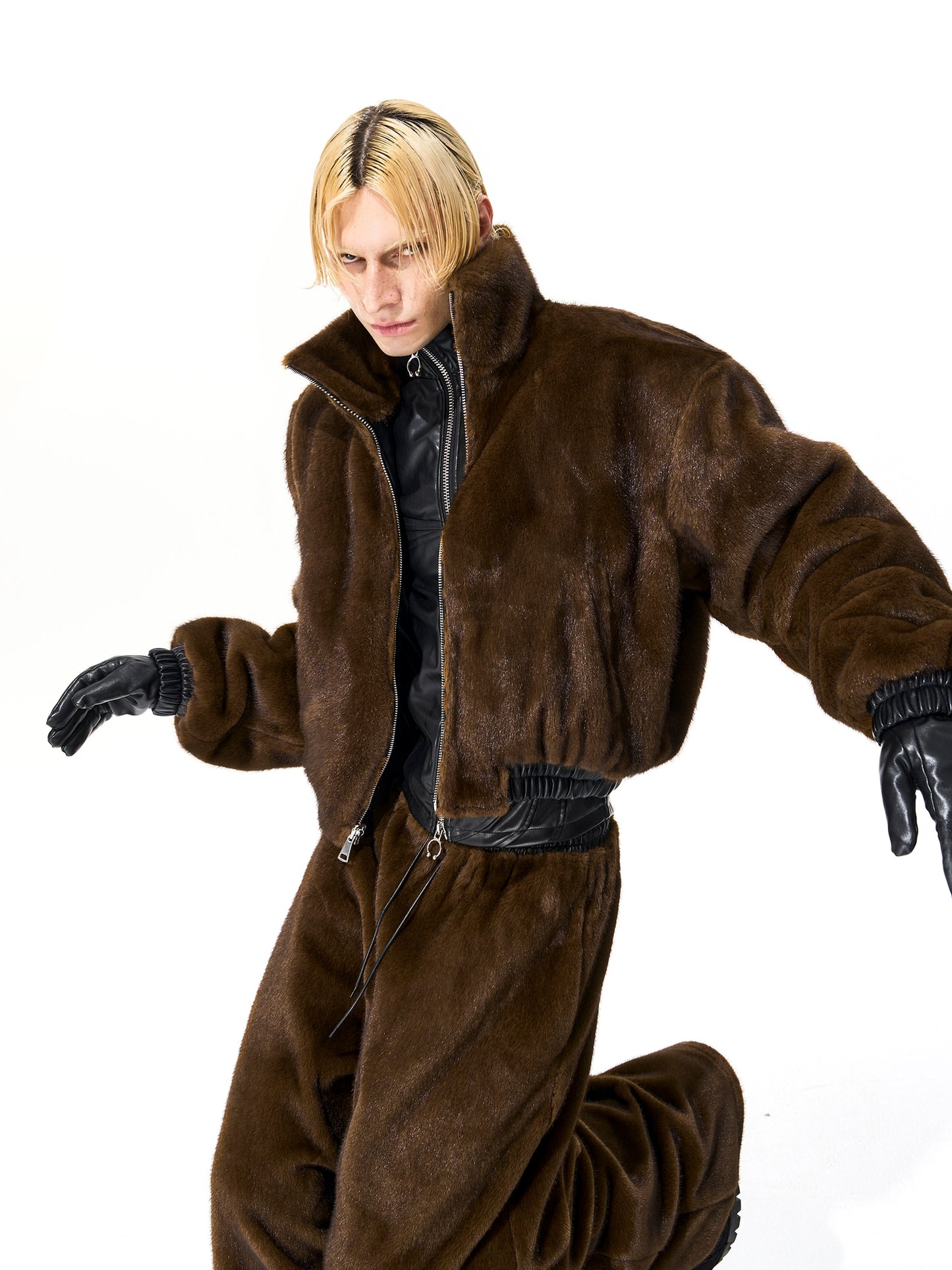 Reversible Winter Fur and Leather Jacket / Pants