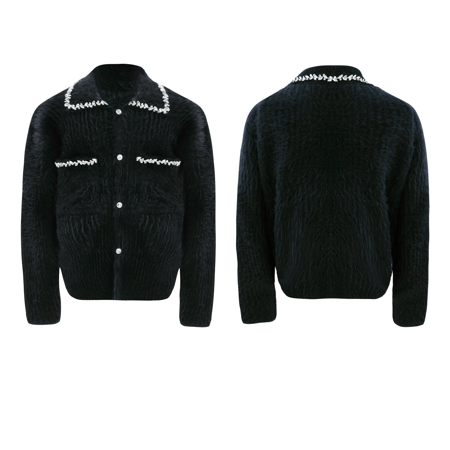 【24s Dec.】Diamond-studded Luxury Cardigan ArtsKoreanMan