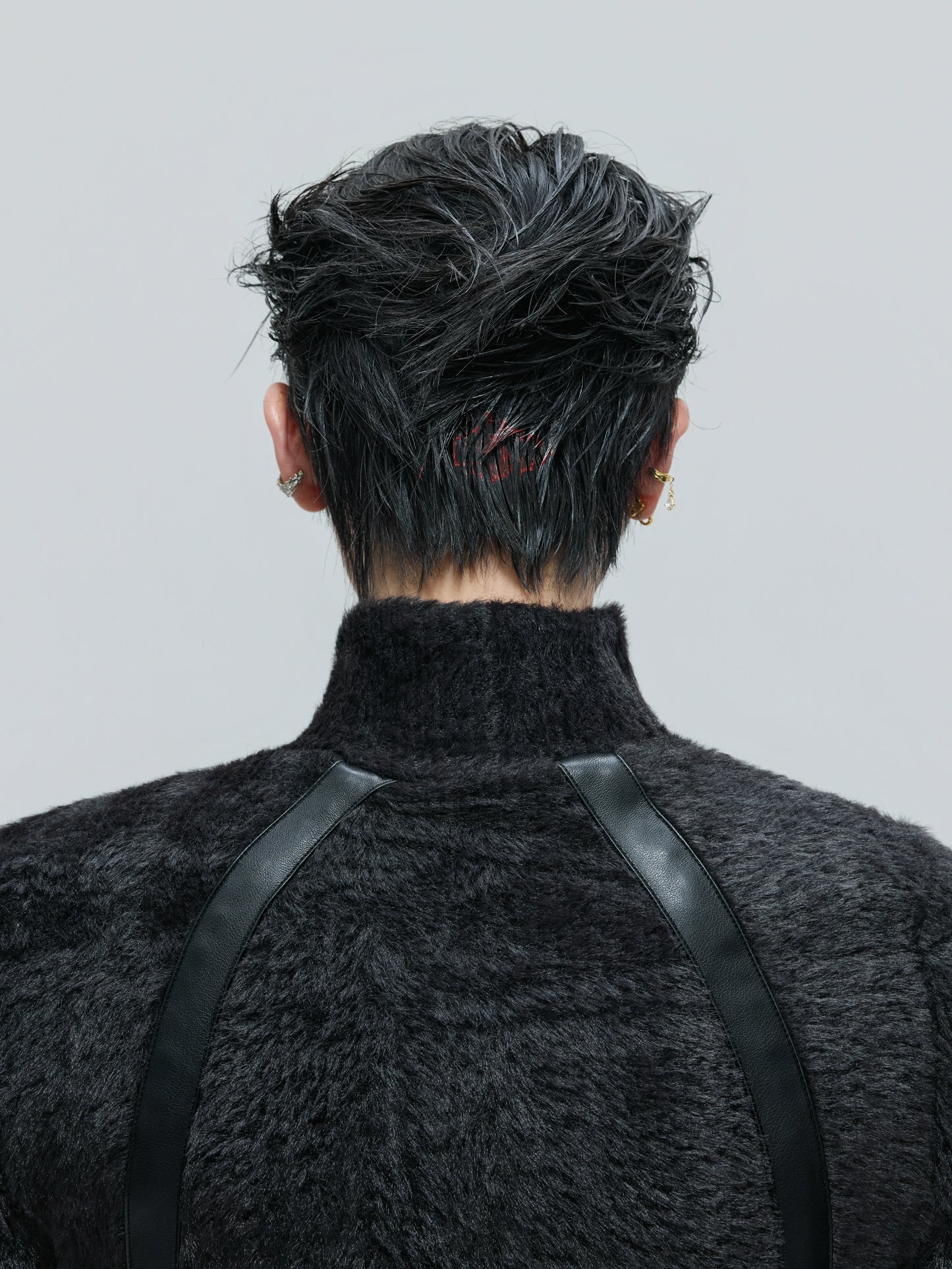 【25s Nov.】Deconstructed Faux Mink Turtleneck Bottoming Shirt