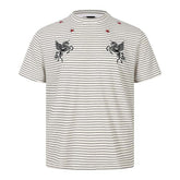 Red Star Unicorn Stripe Jersey Tee