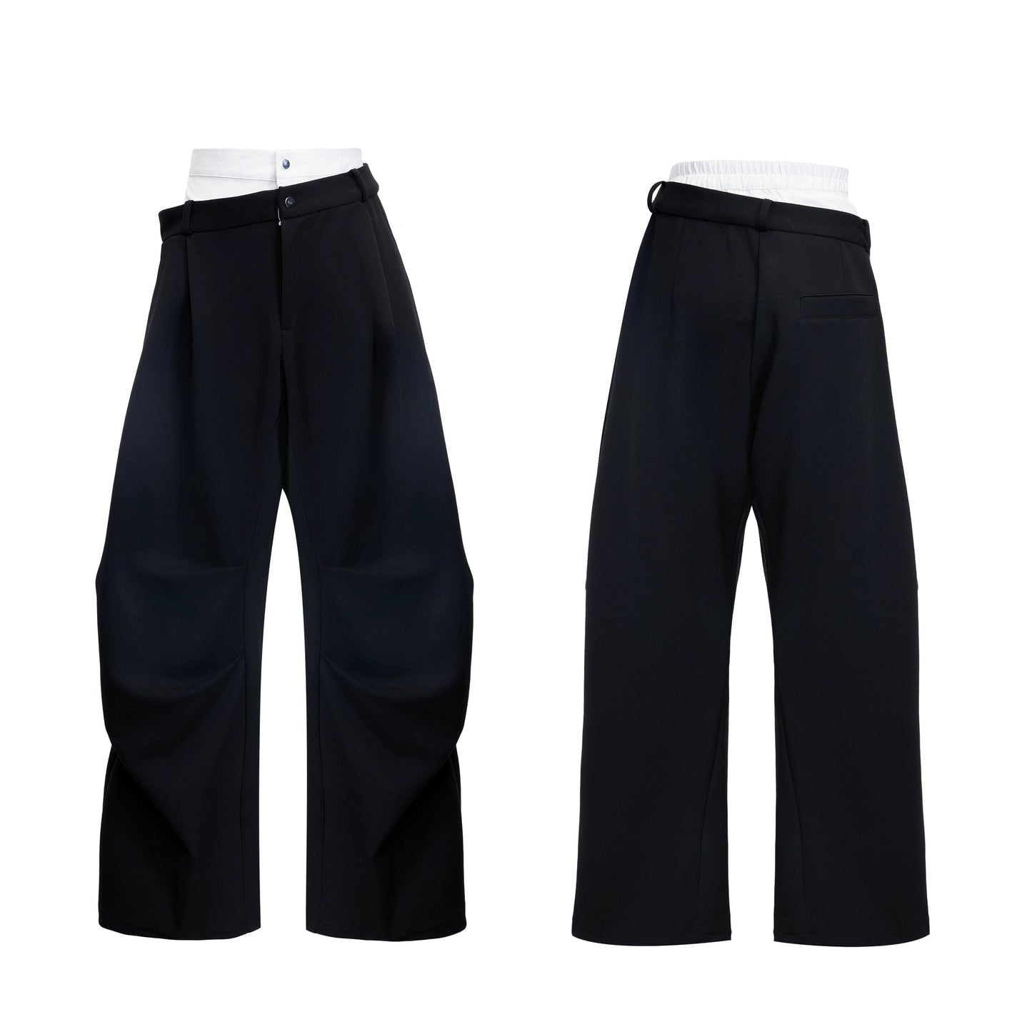 【25s Jul.】Stitching Contrast Color Hooded Short Sleeve Shirt / pants