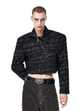 【25s Sep.】Chanel-style Oblique Zipper Short Jacket