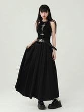 【25s Jul.】Black Gothic Strap Dress