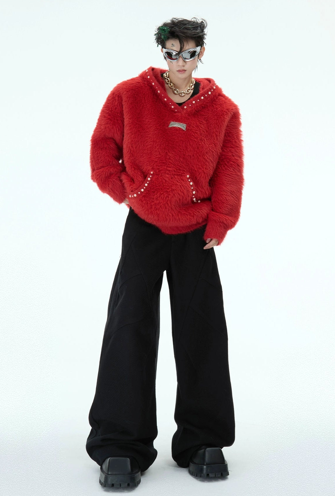 Deconstructed 3D-print Trousers