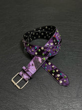 Vintage Purple Leopard Gem Belt