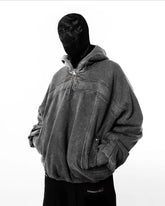 【25s Jul.】Masked Long Zip-up Hooded Jacket