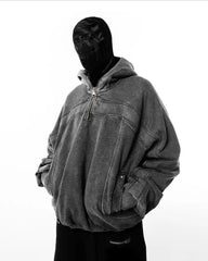 【25s Jul.】Masked Long Zip-up Hooded Jacket