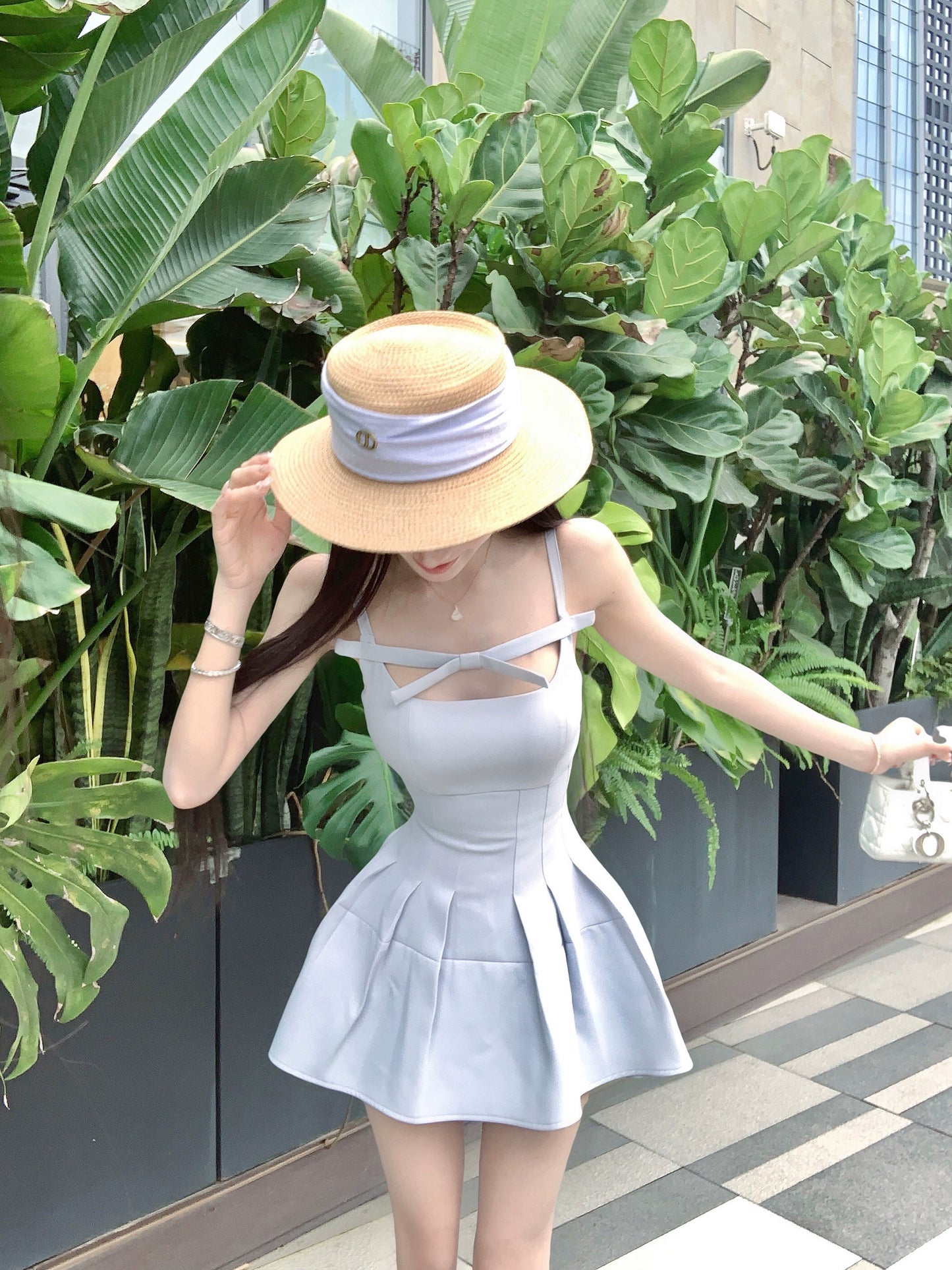 【25s Aug.】A-Line Strapless Spaghetti Strap Dress