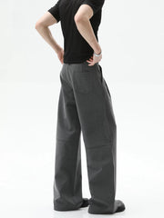 【26s Jan.】Sculpted Panel Straight-Leg Tailored Trousers