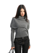 【25s Dec.】Detachable Cape Shawl Sweater