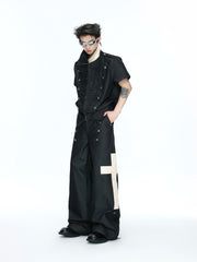 【26s Apr.】Napoleonic Double-Breasted Tee & Cross Pants