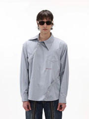 【26s Apr.】Deconstructed Convertible Panel Button-Up Shirt