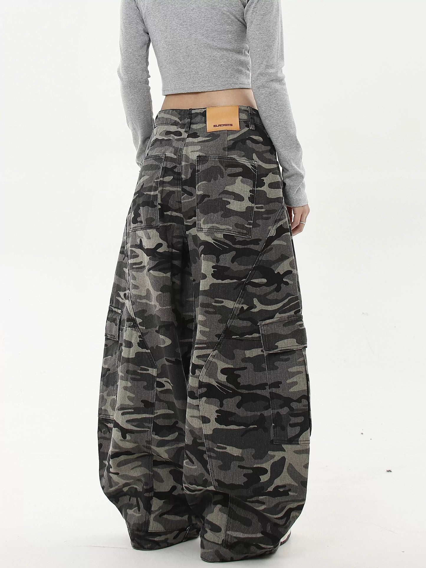 【25s Jul.】Vintage Multi-Pocket Camouflage Overalls